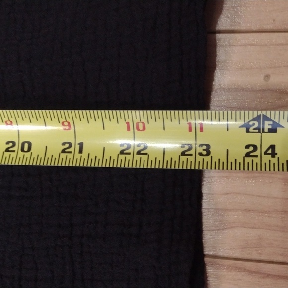 Calvin Klein Cowl Neck Sleeveless Black Muslin Top Size Large - Picture 6 of 7